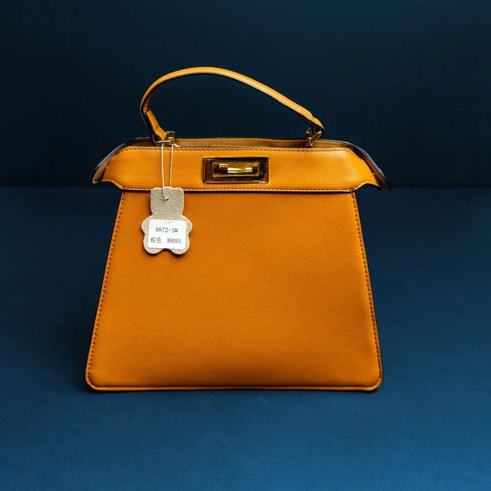 Verano Hill Dianne Woven Leather Handbag – Brown – NWOT - Picture 5 of 7